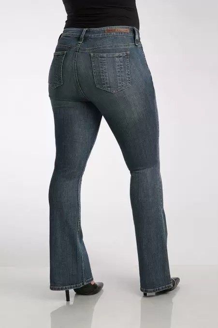 Women's Plus Size High-Waisted Boot-Cut Dress Pants (Sizes 2X & 3X