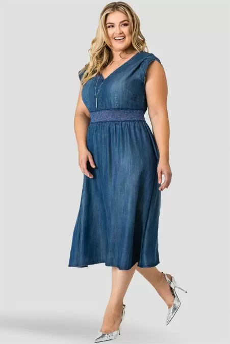 Denim Plus Size Dresses for Women | Nordstrom