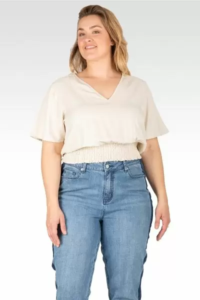 BTB.WO New Shirt Women Summer Solid Blouse Half Sleeve Casual Plus Size  Tops and Blouses 35-55S years old