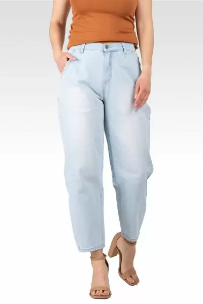 Harlow High Rise Easy Fit Cropped Jeans