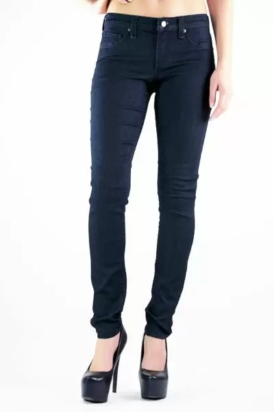 Women Dark Indigo Denim Skinny Jeans
