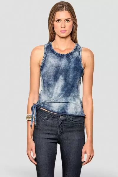 Standards & Practices Contemporary Fashion Women Mineral Washed Tank Top