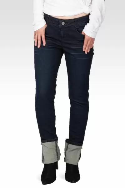 Alana Women's Zip Hem Low Rise Skinny Jeans