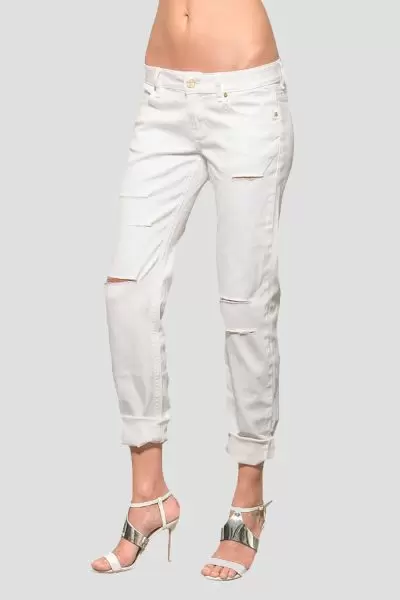 Women White Skinny Jeans 